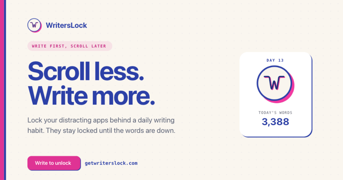 WritersLock preview
