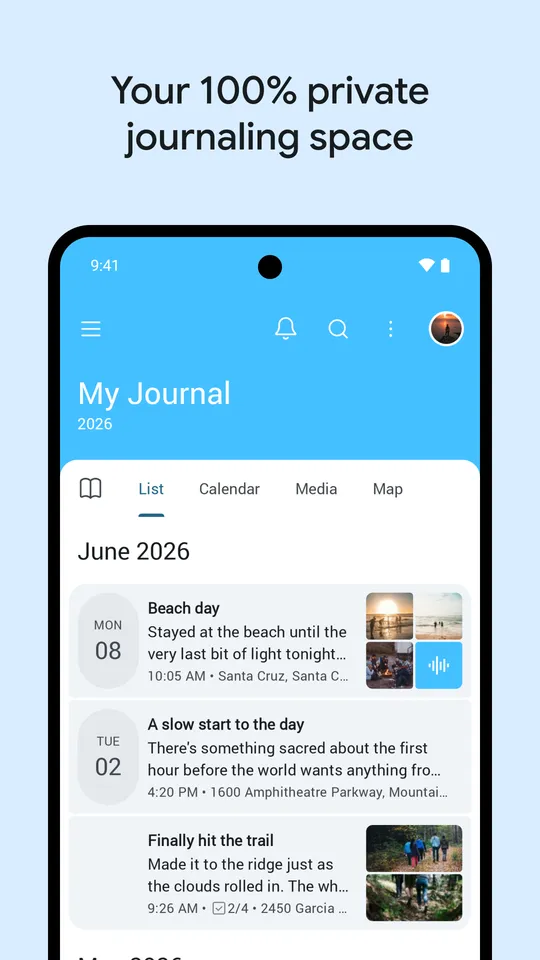 The Day One journal app